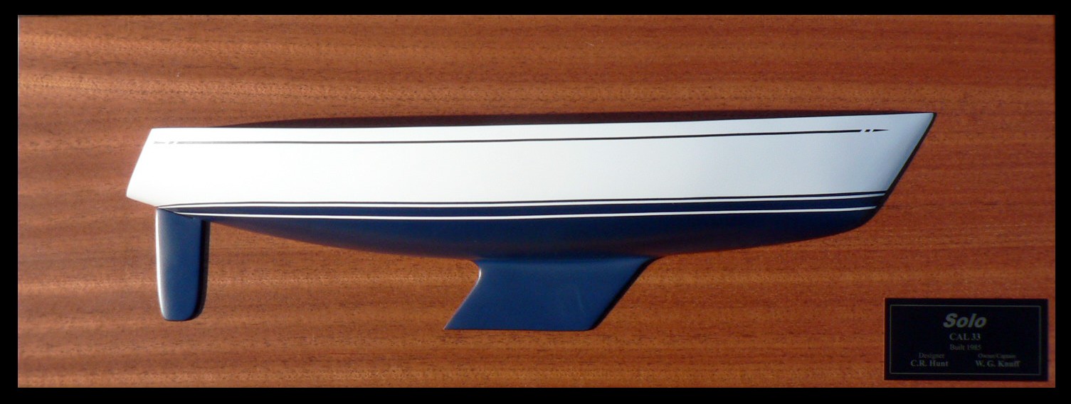 Custom Half Models - Cal Yachts - Cal 33 - Abordage