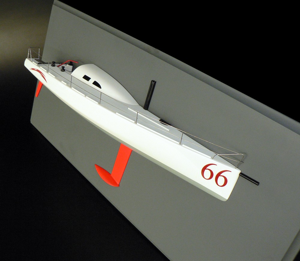 Custom Half Models - Owen Clarke Design - Owen Clarke Design Class 40 Half Model - Abordage