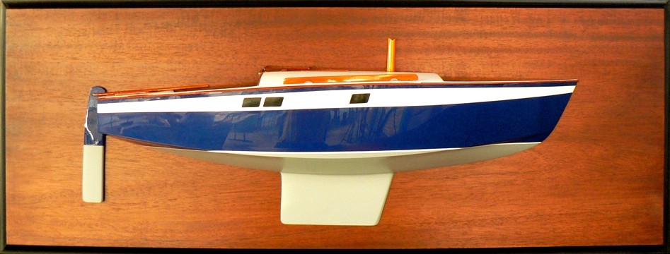 Custom Half Models - Le Chantier Aubin - Muscadet Half Hull - Abordage
