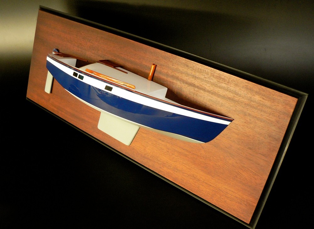 Custom Half Models - Le Chantier Aubin - Muscadet Half Hull - Abordage