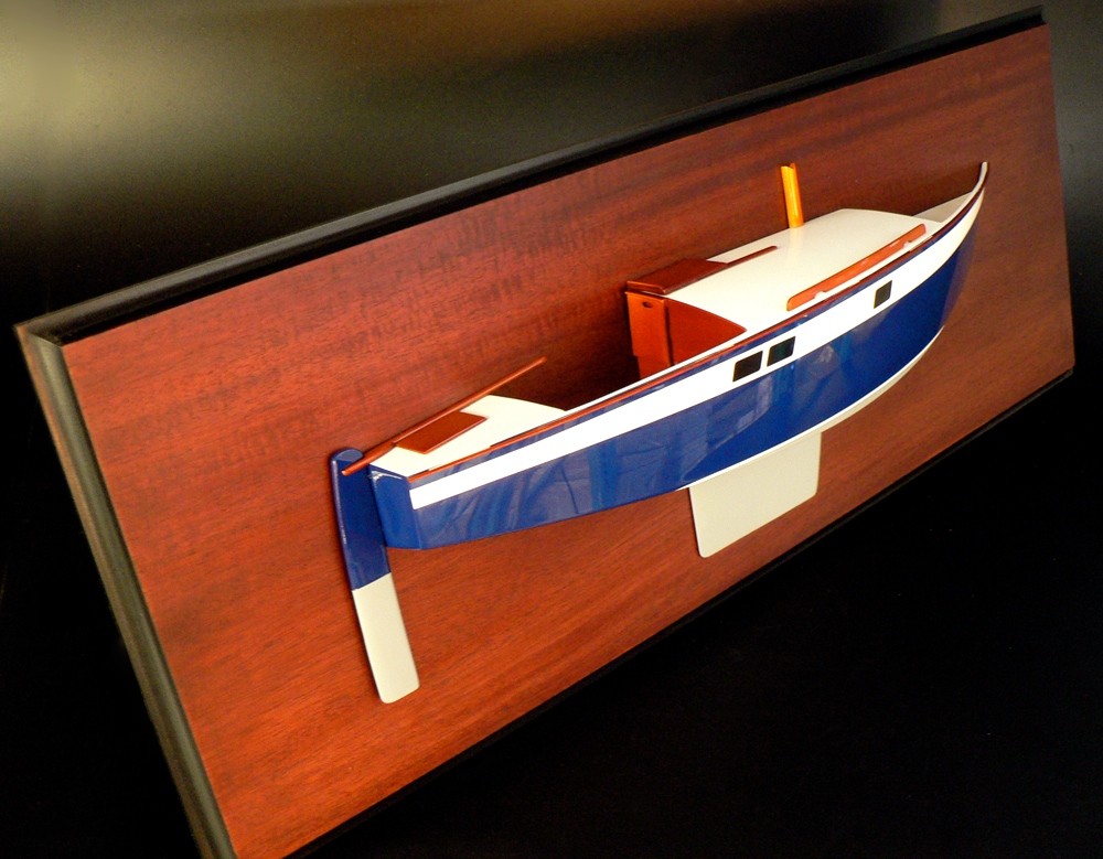 Custom Half Models - Le Chantier Aubin - Muscadet Half Hull - Abordage