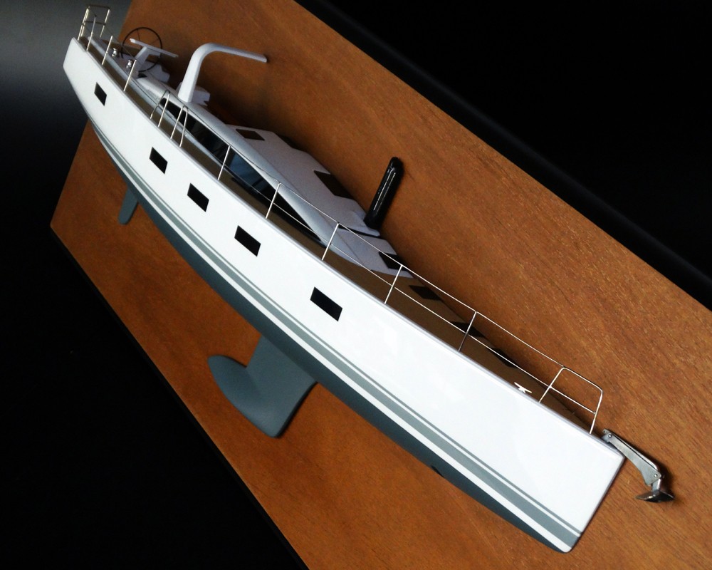 Custom Half Models - Jeanneau - Jeanneau 64 Half Model with deck details - Abordage