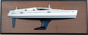 Custom Half Models - Jeanneau - Jeanneau 42 DS Half Model with deck details - Abordage