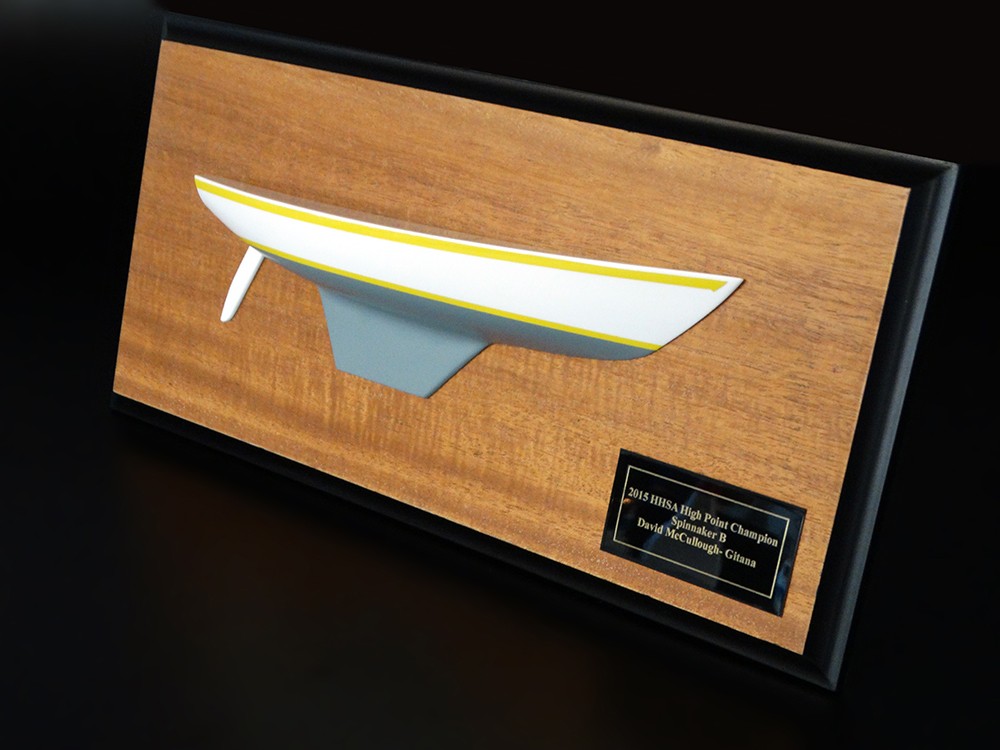 Custom Half Models - Cal Yachts - Cal 34 flush deck half hull - Abordage