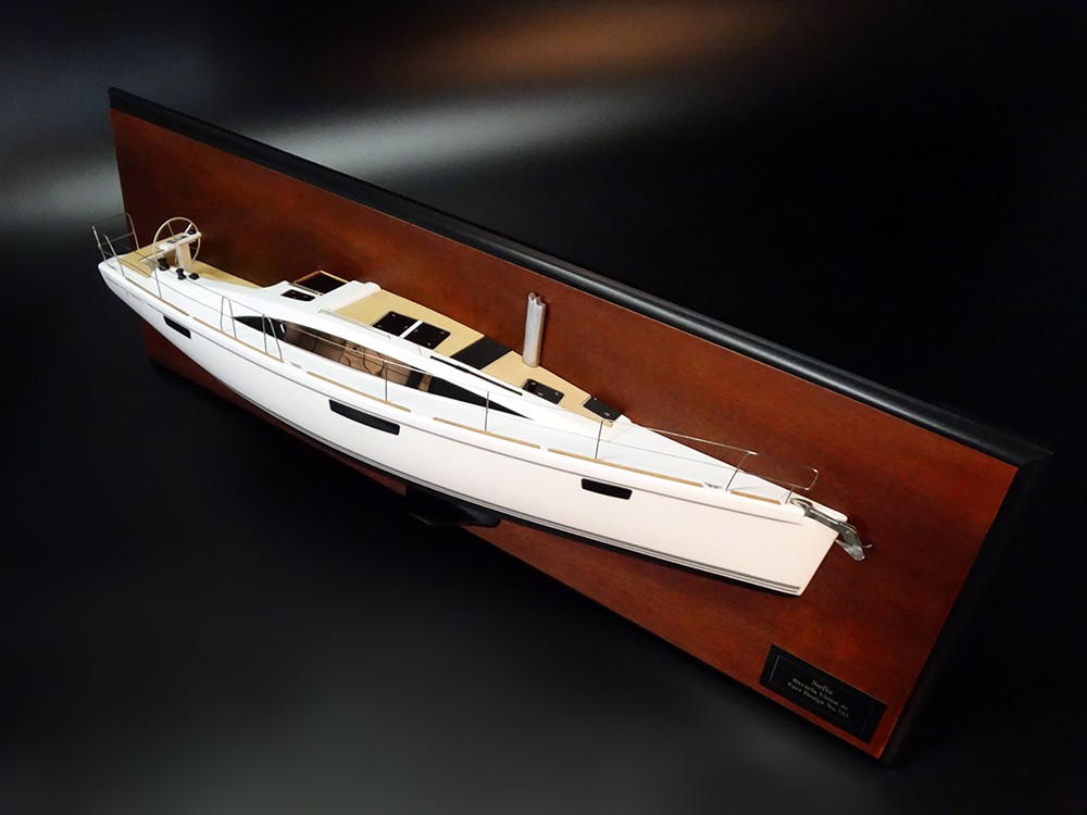 Custom Half Models - Bavaria Yachts - Bavaria Vision 46 half model with deck details - Abordage