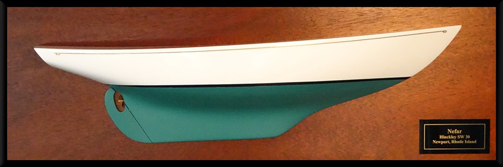 Custom Half Models - Hinckley - Hinckley Sou Wester 30 flushdeck half hull - Abordage