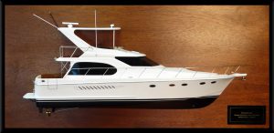 Custom Half Models - Ocean Alexander - Ocean Alexander 48 Sedan Flybridge half model - Abordage