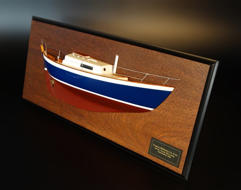 Custom Half Models - Morris Yachts - Morris yachts Frances 26 half model - Abordage
