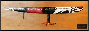 Custom Half Models - - EMIRATES TEAM NEW ZEALAND 2007 half hull - Abordage