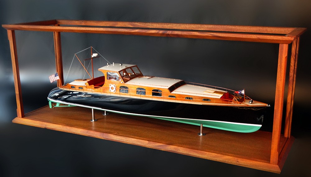 Custom Models - Brooklin Boat Yard - Classic 1937 Commuter Yacht 74 APHRODITE - Abordage