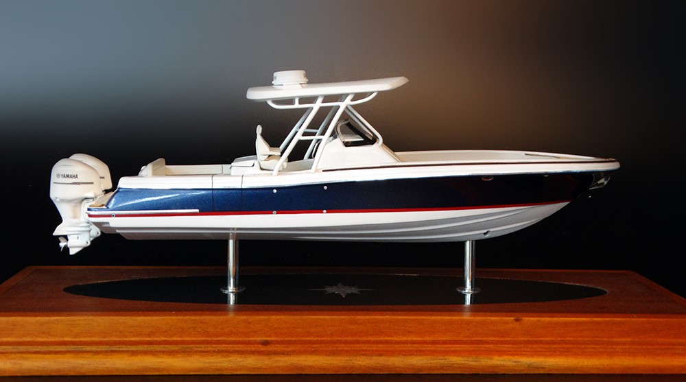 Custom Desk Models - Chris Craft - Chris Craft Catalina 34 desk model - Abordage