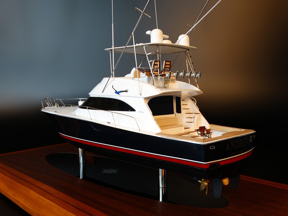Custom Models - Viking Yachts - Viking 55 scale model - Abordage