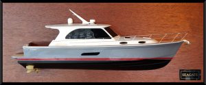 Custom Half Models - - Grand Banks 44 Eastbay SX half model with deck details - Abordage
