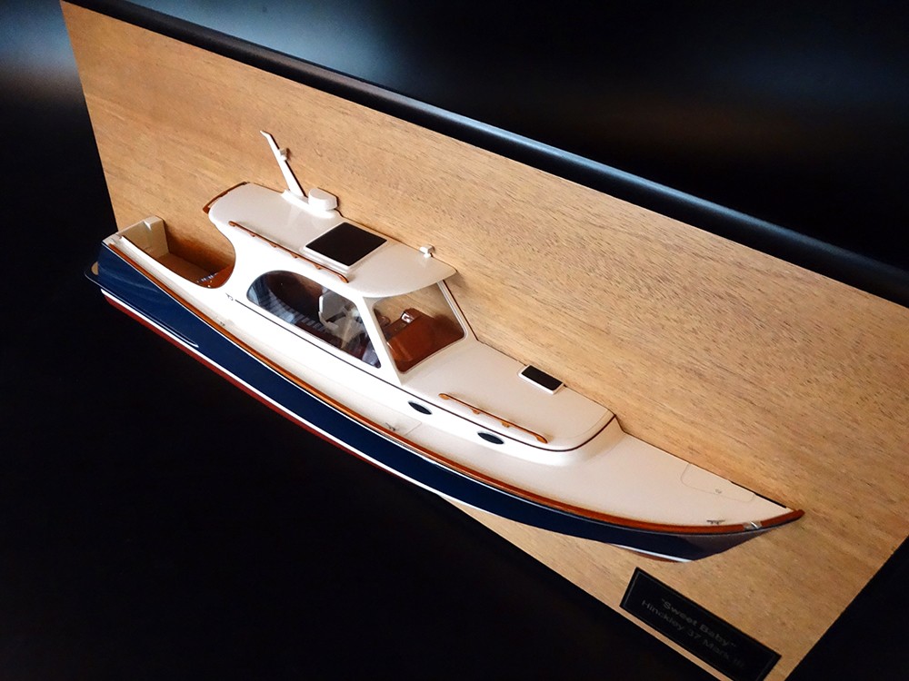 Custom Half Models - Hinckley - Hinckley Picnic 37 MK III half model - Abordage