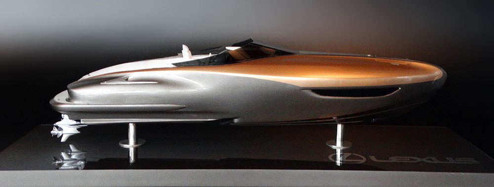 Custom Models - Lexus - Marquis-Lexus Sport Yacht 42 custom model - Abordage