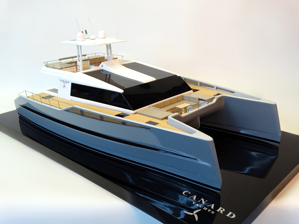 Custom Models - CANARD Yachts - PowerCat 55, catamaran from Canard Yachts custom model - Abordage