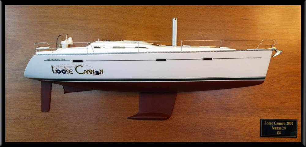 Custom Half Models - Beneteau - Beneteau 393 custom half model - Abordage