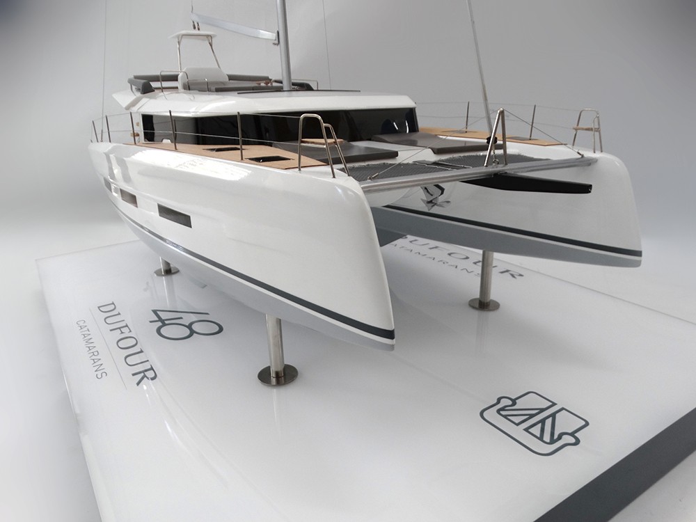 Custom Models - Dufour Yachts - Dufour 48 Catamaran custom model - Abordage