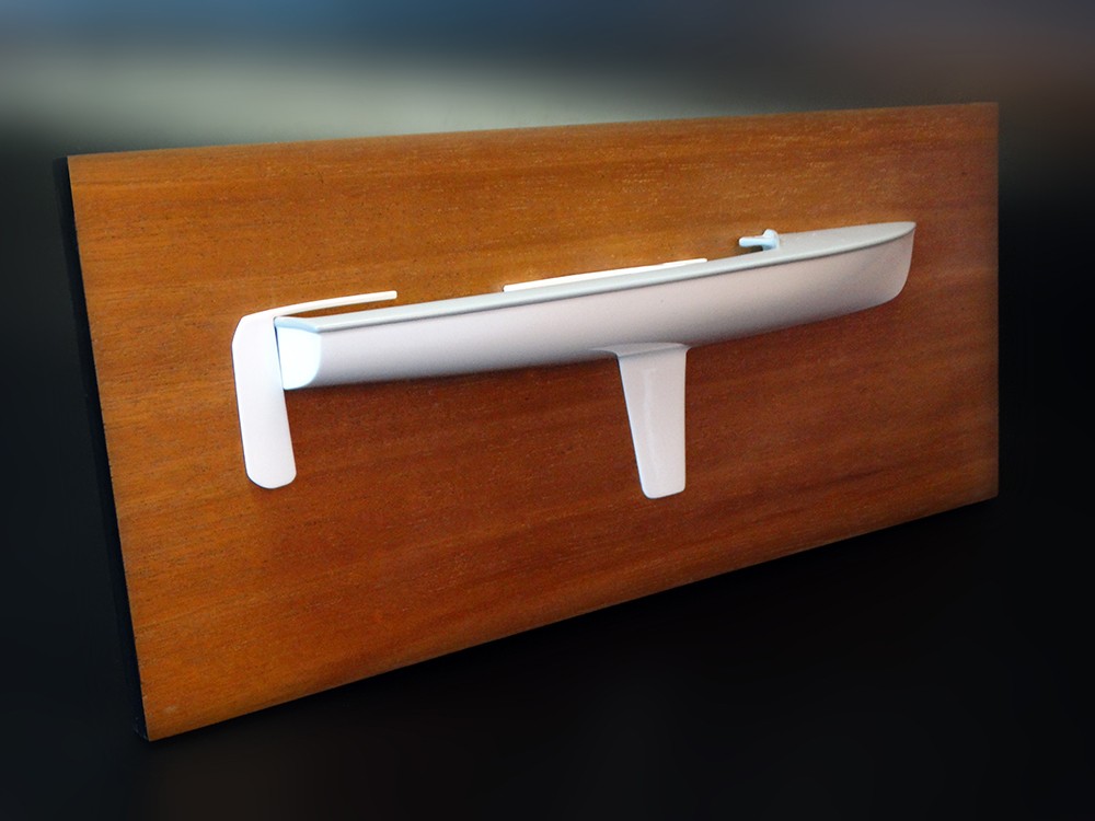Custom Half Models - - 470 one design half hull - Abordage