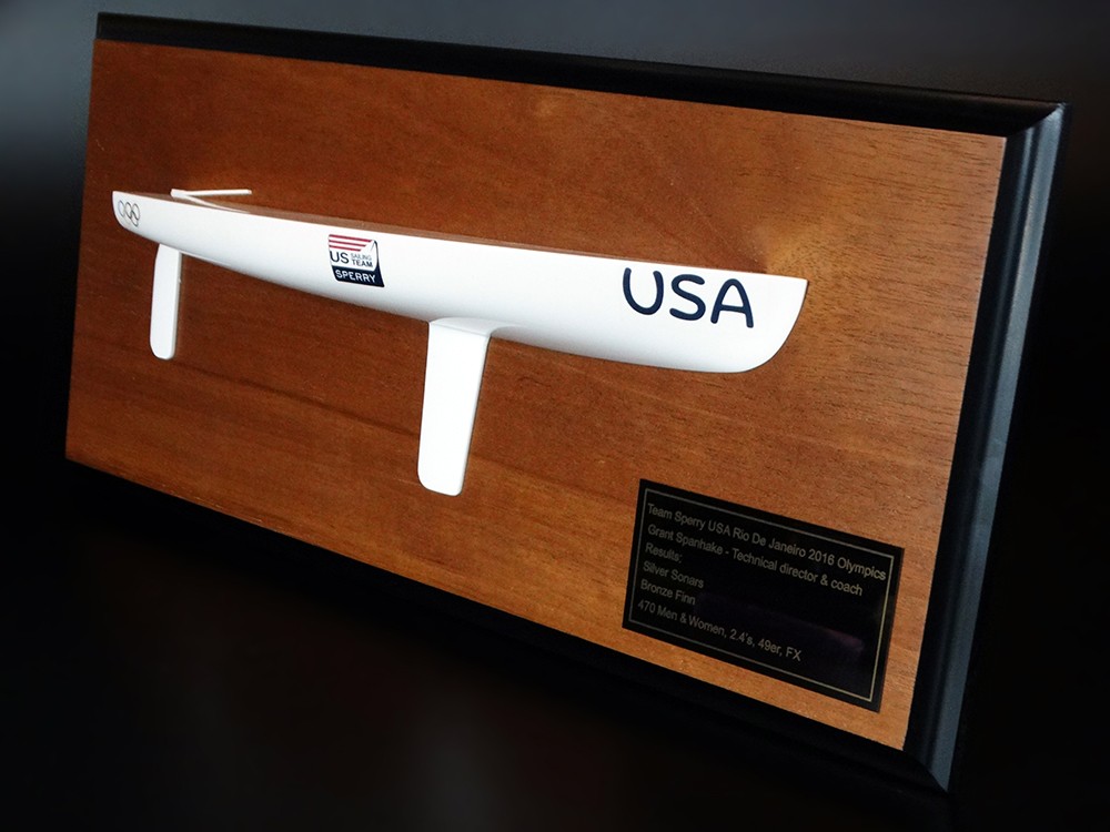 Custom Half Models - - 470 one design half model - Abordage