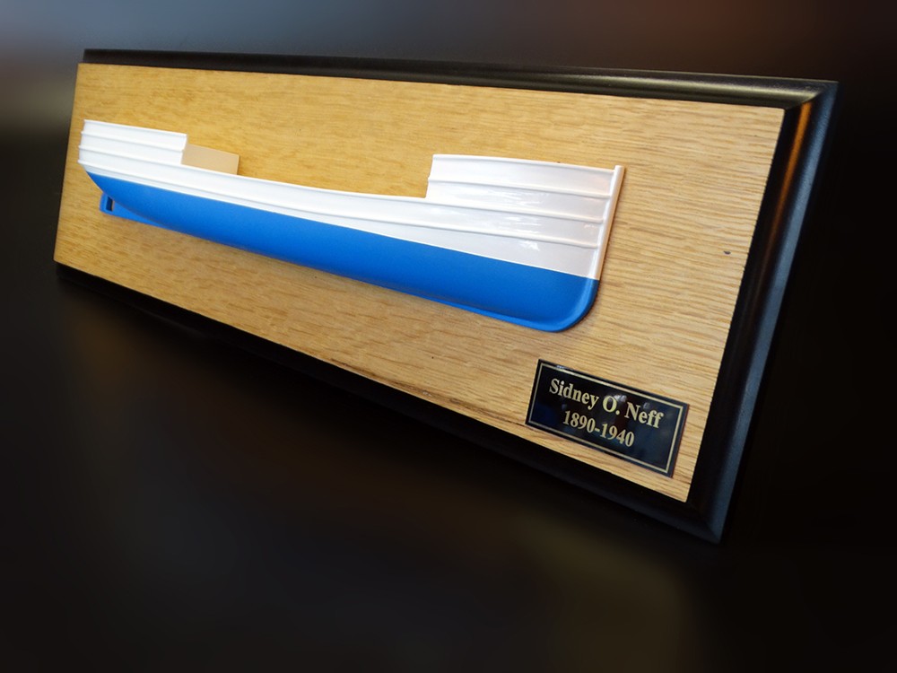 Custom Half Models - - Great Lake Steam Boat half hull - Abordage