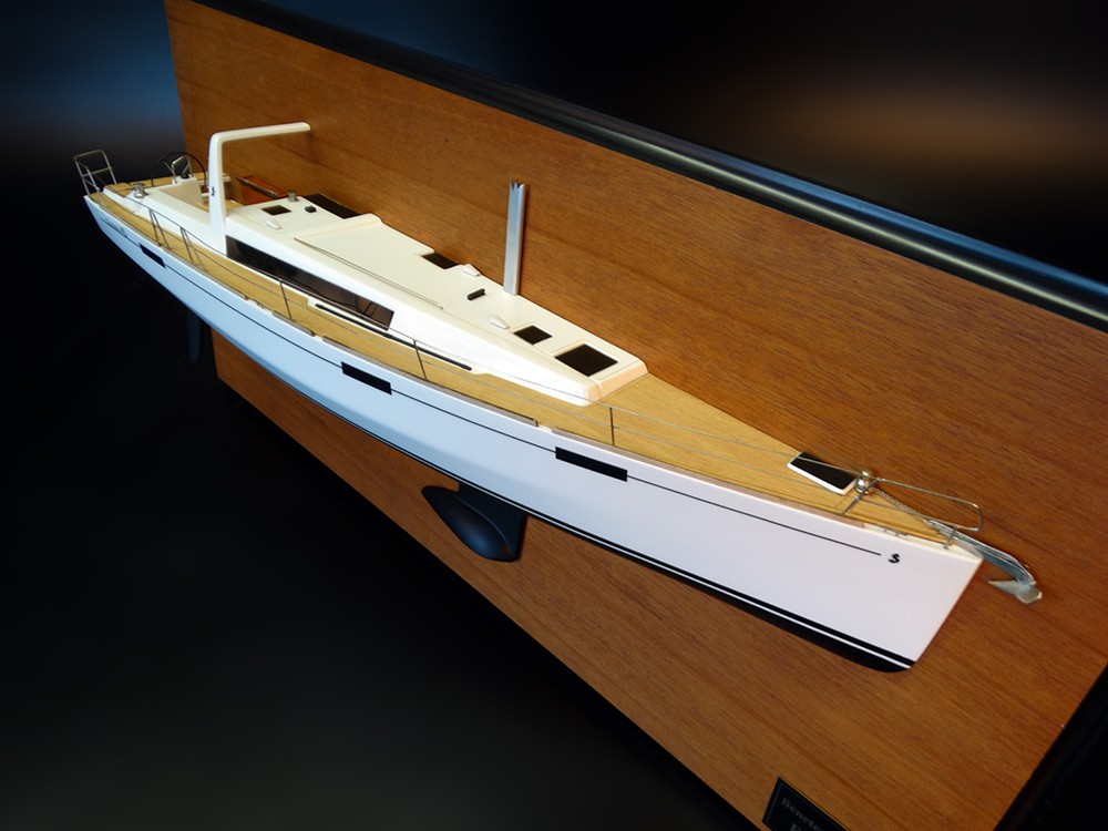 Custom Half Models - Beneteau - Beneteau Oceanis 45 custom half model - Abordage