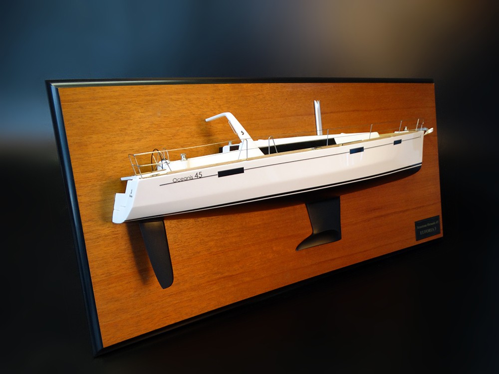 Custom Half Models - Beneteau - Beneteau Oceanis 45 custom half model - Abordage