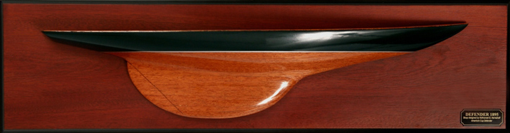 Half Hulls - - Defender 1895 - Abordage