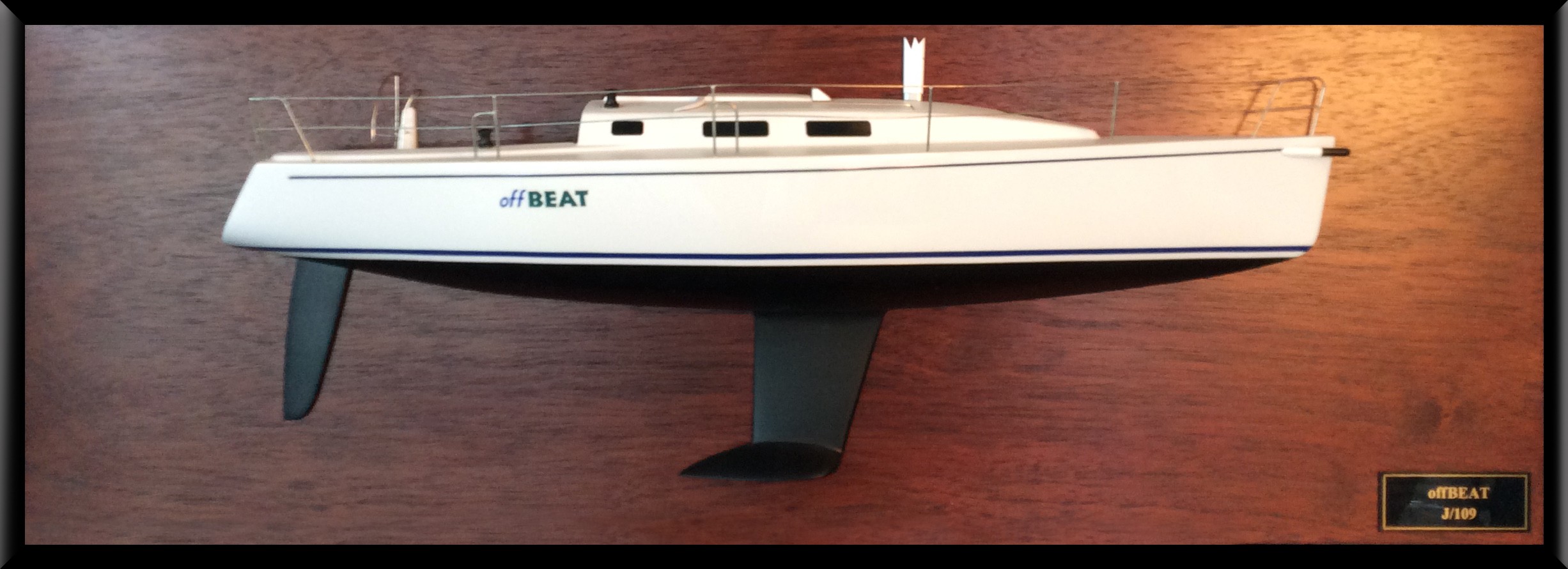Custom Half Models - JBoats - J109 half model with deck details - Abordage