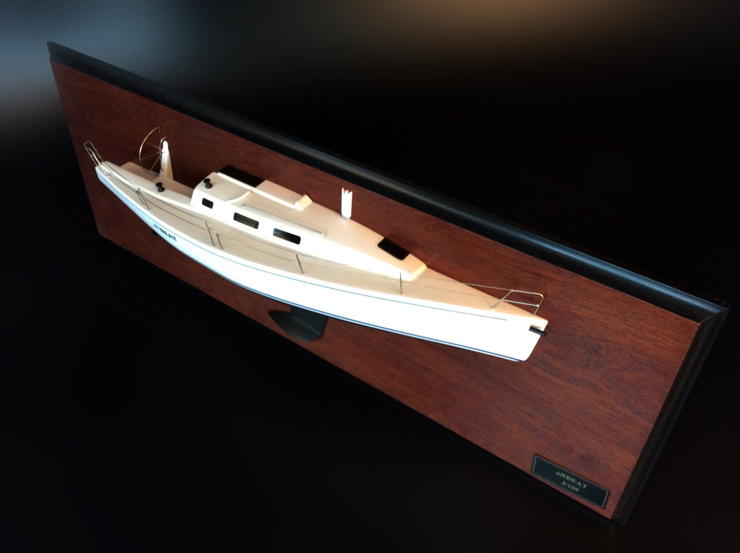 Custom Half Models - JBoats - J109 half model with deck details - Abordage