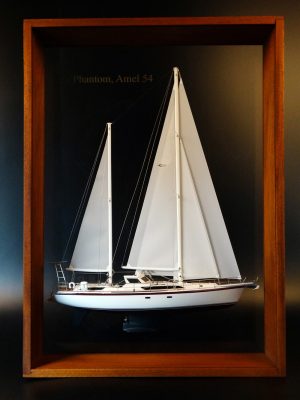 Custom Half Models - Amel - Amel 54 framed half model - Abordage