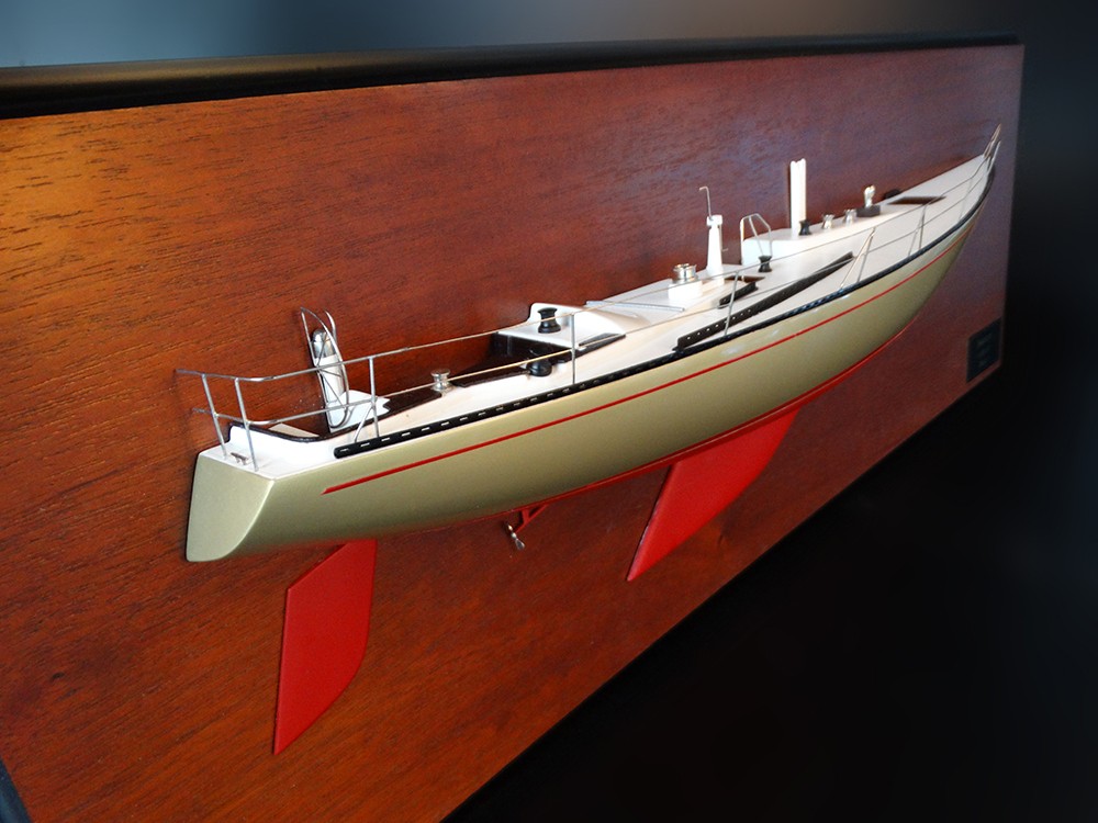 Custom Half Models - C&C Yachts - C&C 61 half model with deck details - Abordage