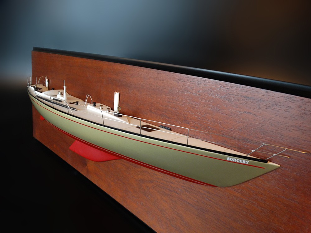 Custom Half Models - C&C Yachts - C&C 61 half model with deck details - Abordage