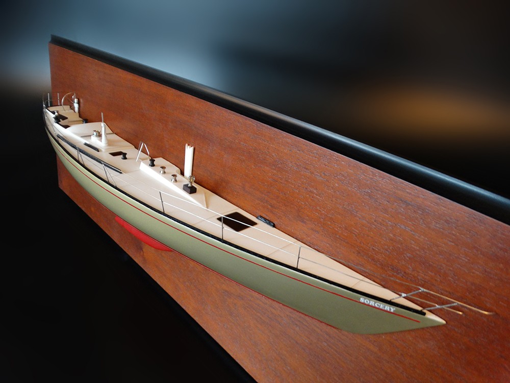 Custom Half Models - C&C Yachts - C&C 61 half model with deck details - Abordage