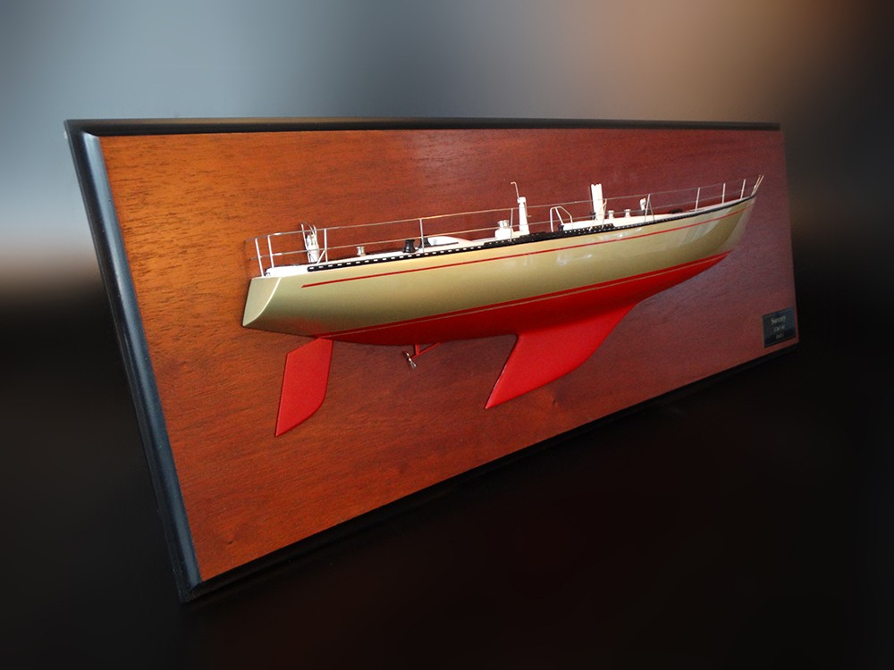 Custom Half Models - C&C Yachts - C&C 61 half model with deck details - Abordage