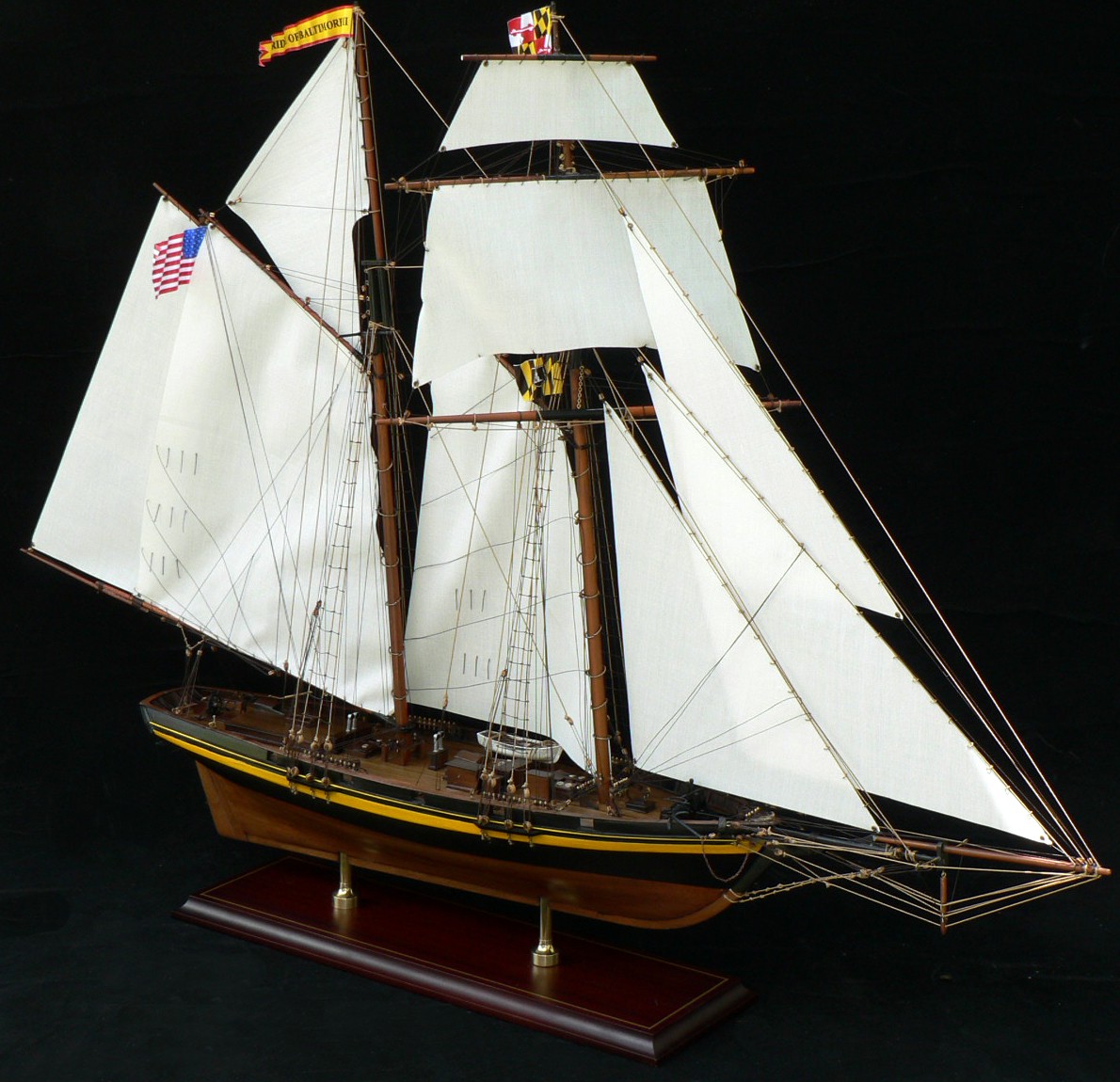 Historic Ships - - Pride of Baltimore 19th - Abordage