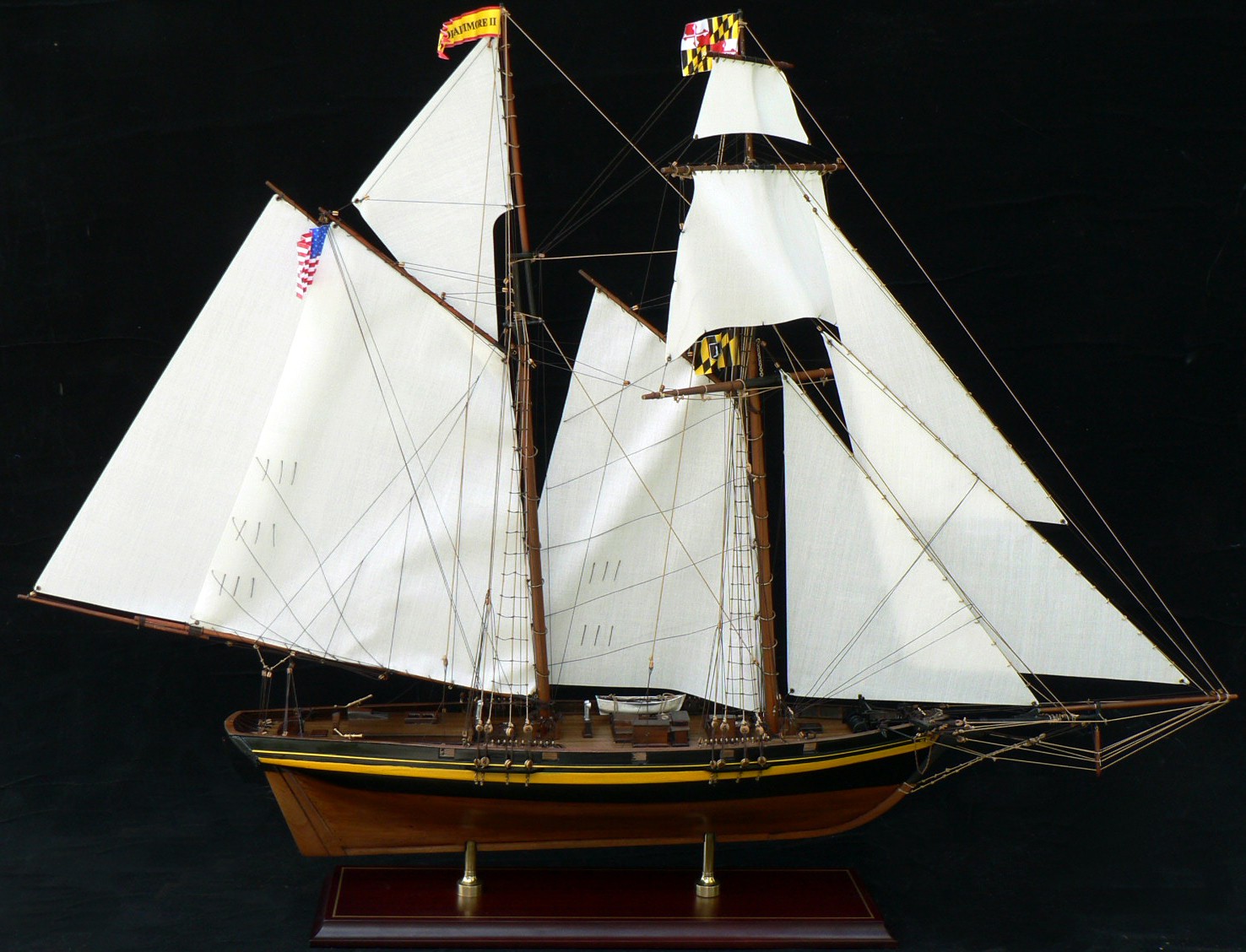 Historic Ships - - Pride of Baltimore 19th - Abordage