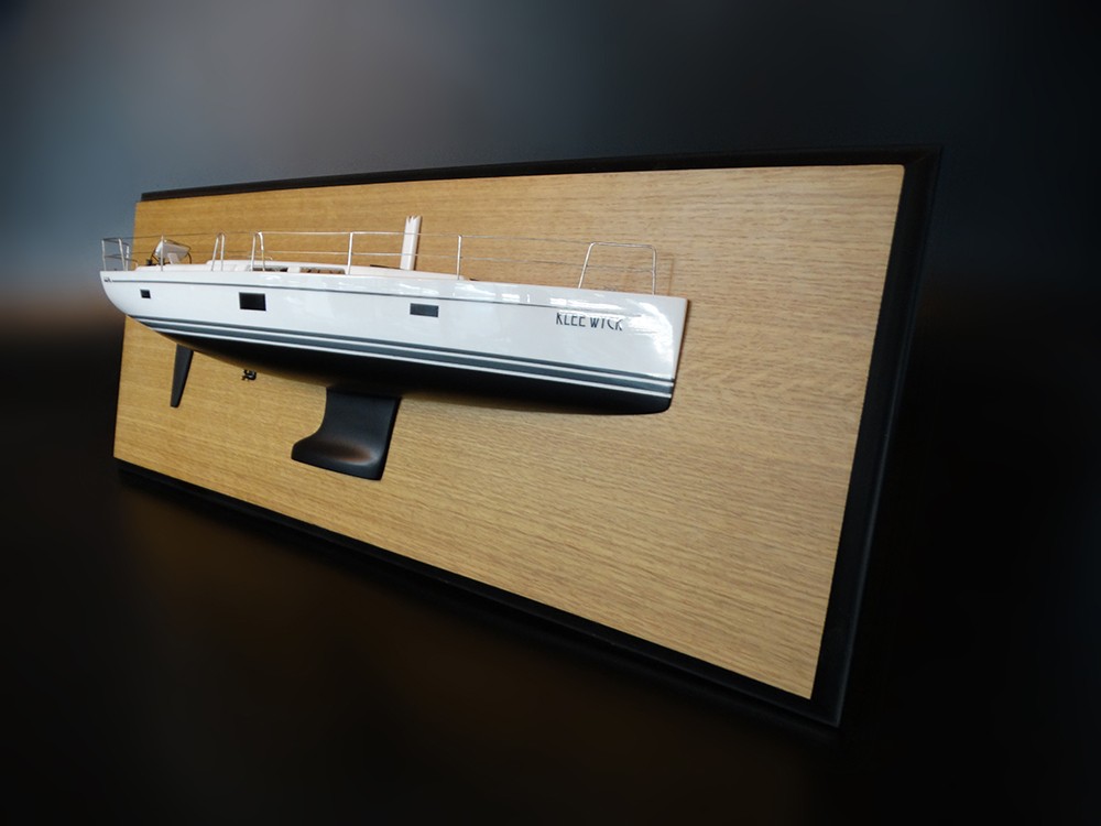 Custom Half Models - Hanse - Hanse 455 half model with deck details - Abordage