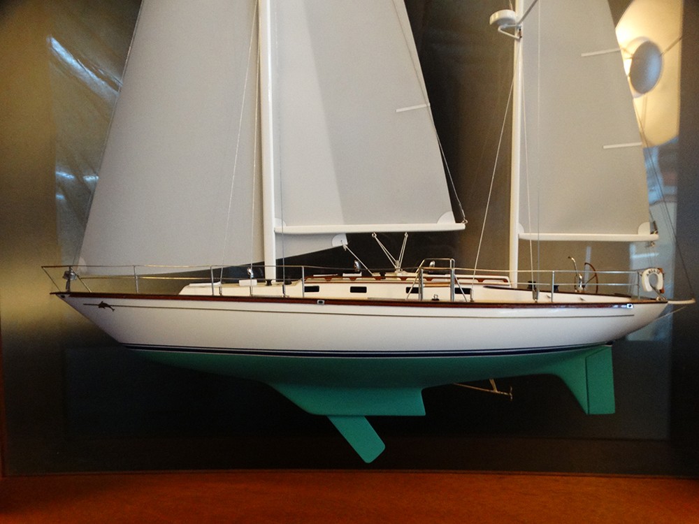 Custom Half Models - - F&C 44 Ketch framed half model - Abordage