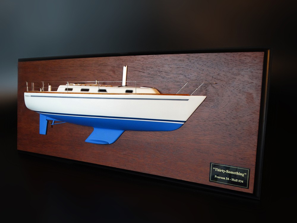 Custom Half Models - Pearson Vanguard - Pearson 34 custom half model - Abordage