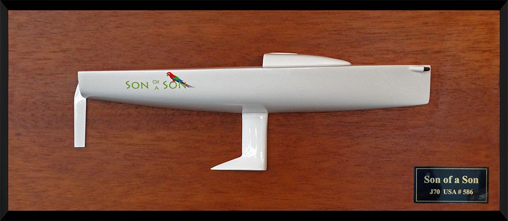 Custom Half Models - JBoats - J70 half hull with cabin and cockpit - Abordage