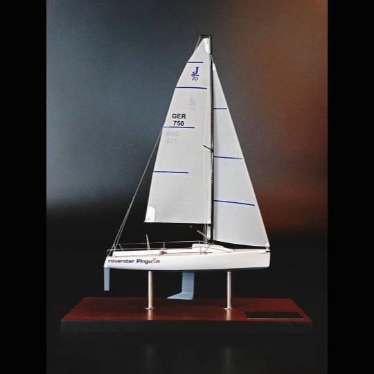 Custom Desk Models - JBoats - J70 custom desk model - Abordage