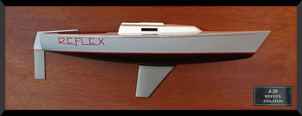 Custom Half Models - JBoats - J29 custom half model with cabin and cockpit only - Abordage