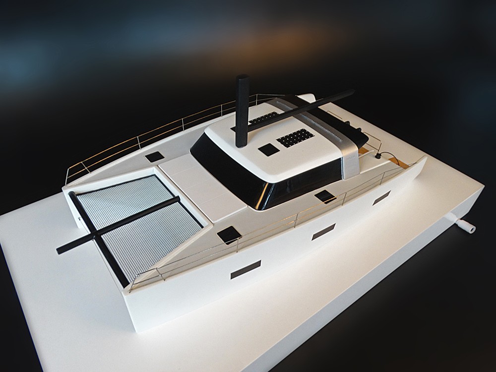 Custom Models - VAAN Yachts - VAAN R4 Sailing catamaran custom model - Abordage