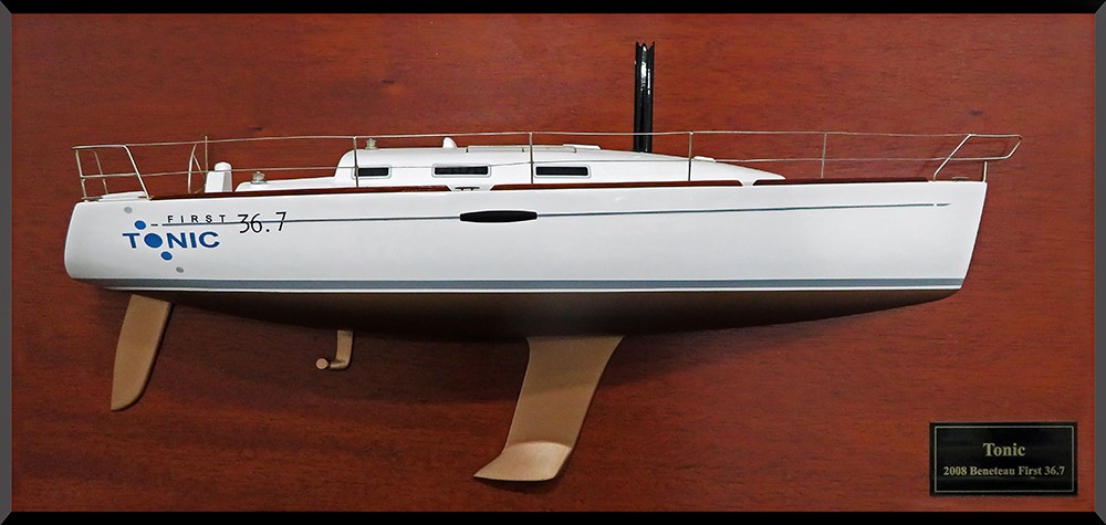 Custom Half Models - Beneteau - Beneteau First 36.7 custom half model with deck details - Abordage