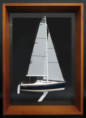 Custom Half Models - Beneteau - Beneteau First 20 framed half model - Abordage