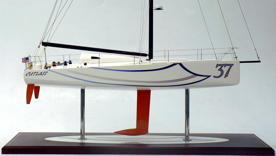Custom Models - Owen Clarke Design - Owen Clarke Design Class 40 Open Racing Yacht "Cutlass" - Abordage