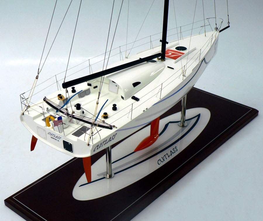 Custom Models - Owen Clarke Design - Owen Clarke Design Class 40 Open Racing Yacht "Cutlass" - Abordage
