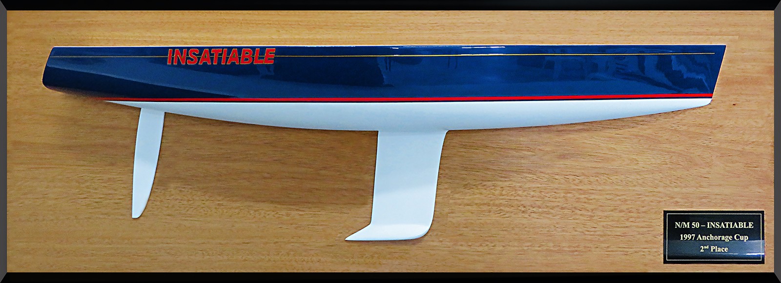 Custom Half Models - Nelson Marek Yacht Design - Nelson Marek 50 flushdeck half hull - Abordage