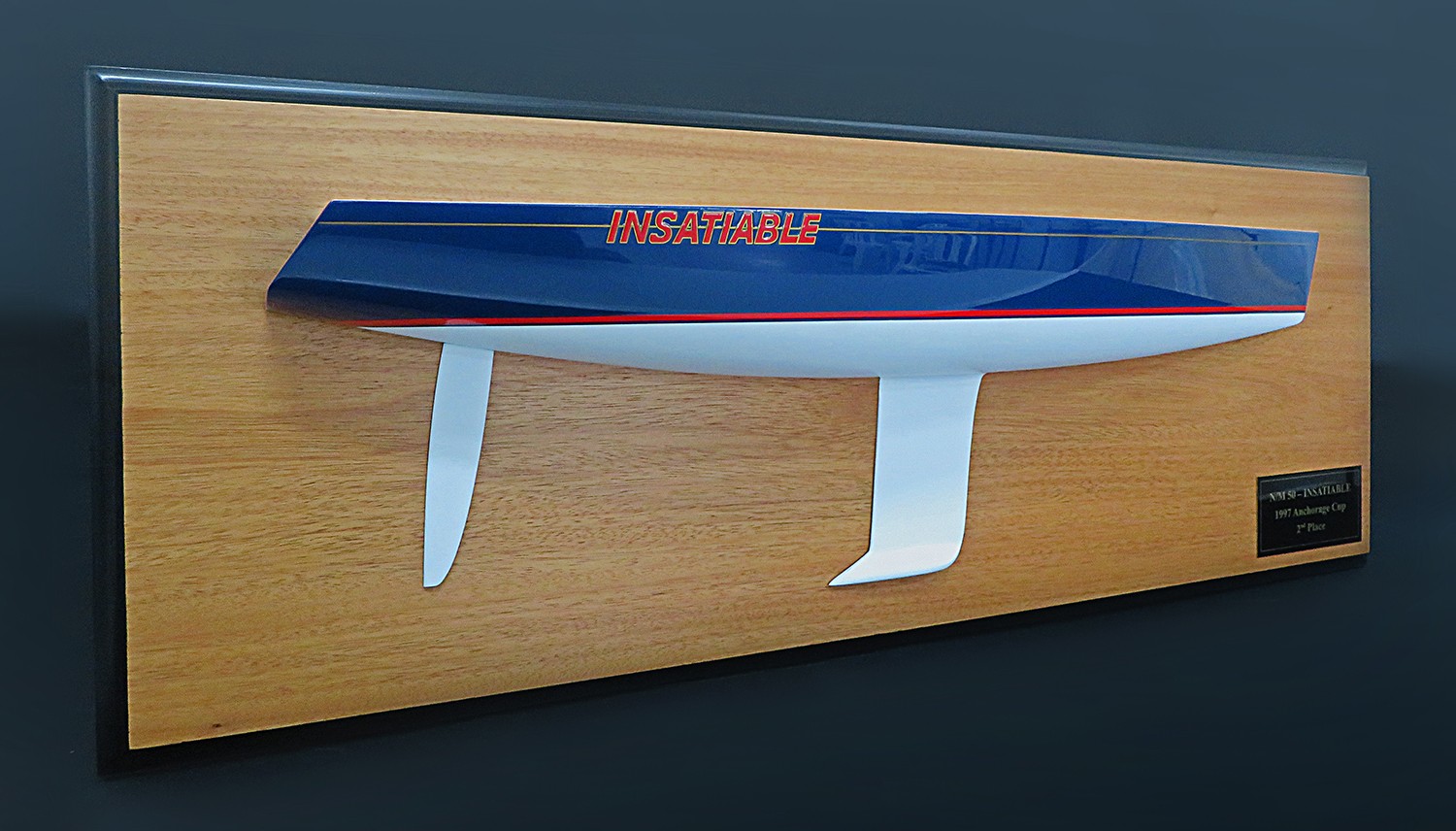 Custom Half Models - Nelson Marek Yacht Design - Nelson Marek 50 flushdeck half hull - Abordage